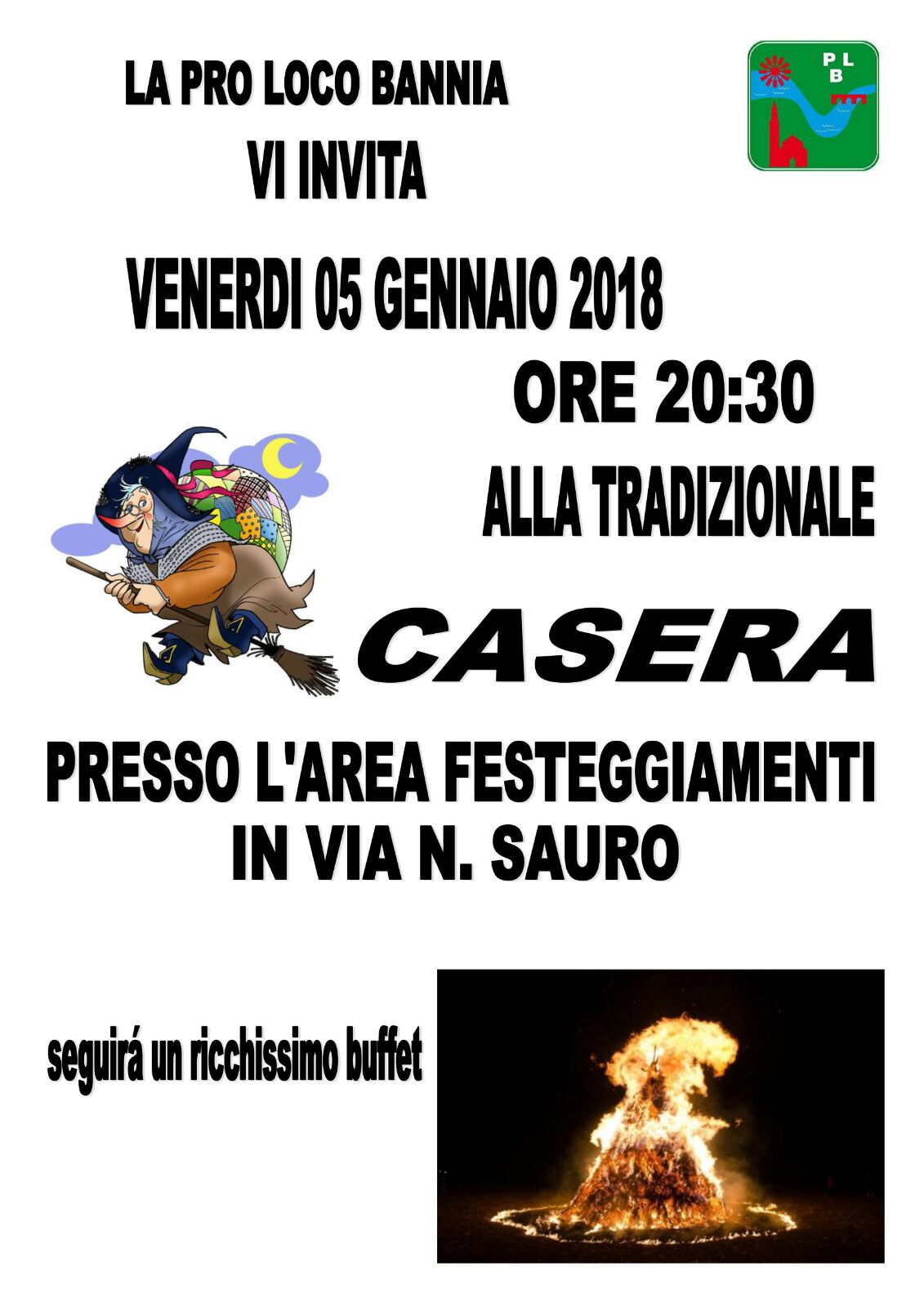 Casera 2018 ore 20.30